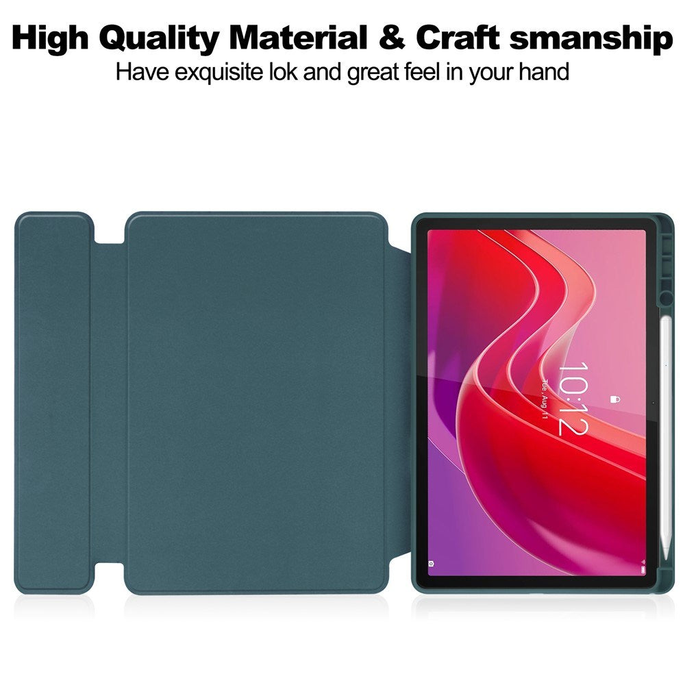 Lenovo Idea Tab 11" / Tab M11 EIDERWOOD Nettbrettdeksel med Pekepennholder – Grønn