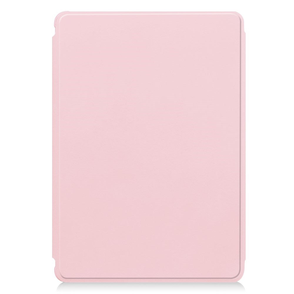 EIDERWOOD iPad Pro 11" (2025 / 2024) Hybrid Flip Deksel m. Roterende Stativfunksjon - Gjennomsiktig / Pink