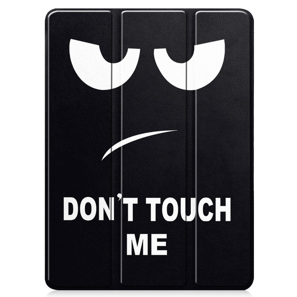 EIDERWOOD iPad Pro 11" (2025 / 2024) Tri-Fold Kunstskinn Flip Deksel m. Våkne / Sove Funksjon - Don't Touch Me
