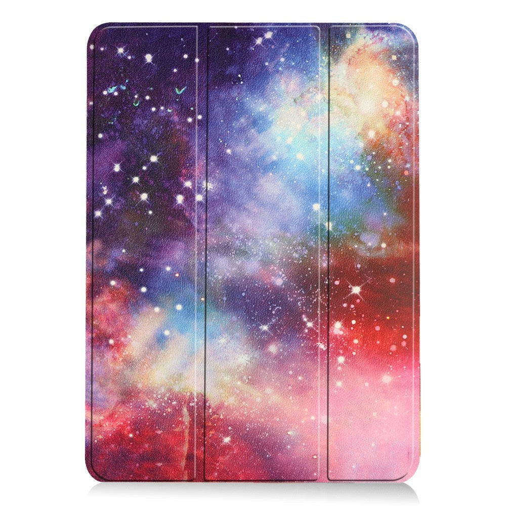 EIDERWOOD iPad Air 11" (2026 / 2025 / 2024) Tri-Fold Kunstskinn Flip Deksel m. Våkne / Sove Funksjon - Galaxy
