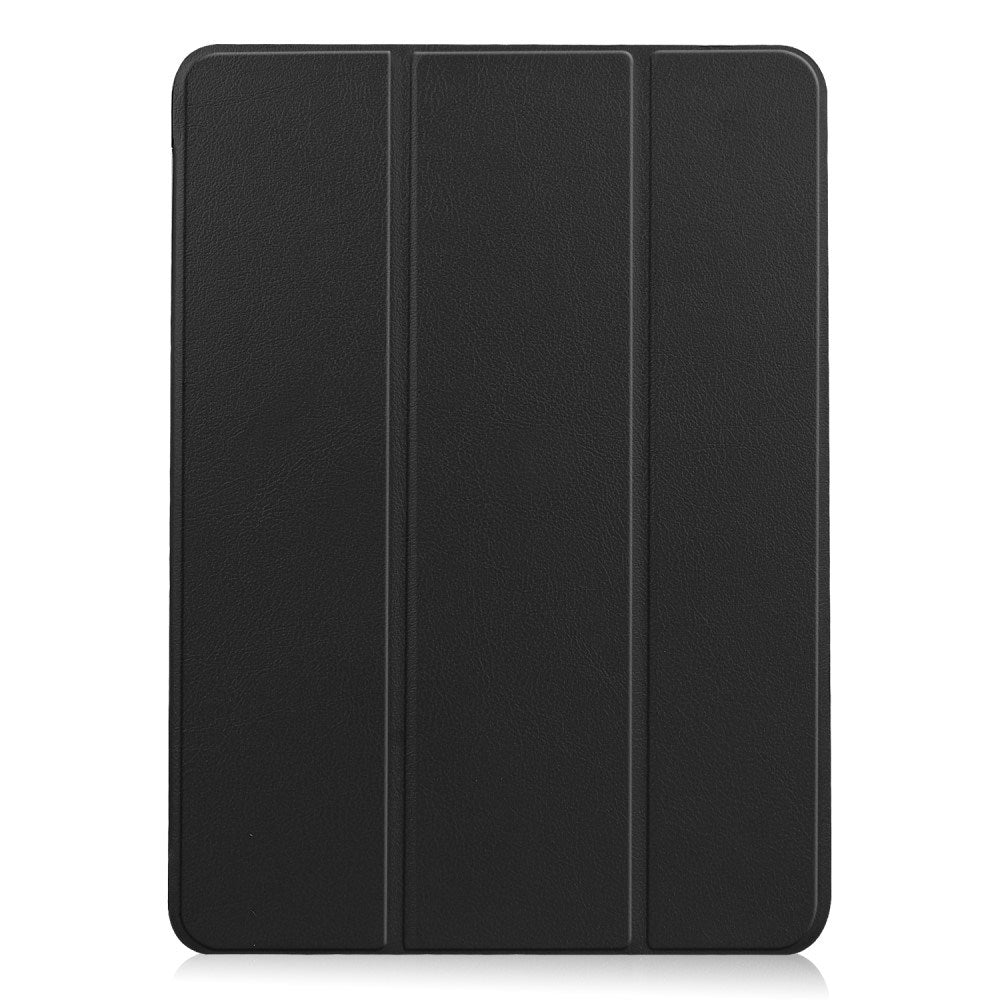 EIDERWOOD iPad Air 11" (2026 / 2025 / 2024) Litchi Tri-Fold Skinn Flip Deksel - Svart