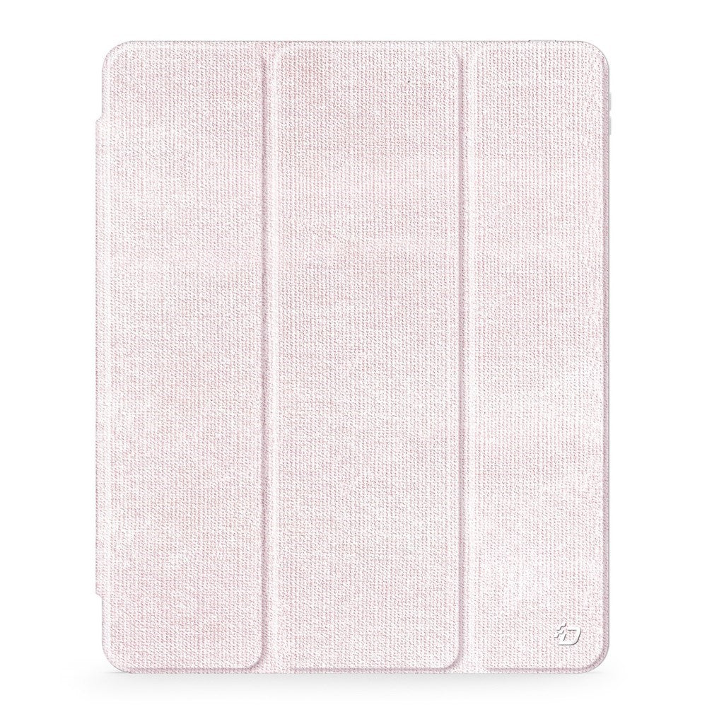 iPad Air 13" (2026 / 2025 / 2024) DUX DUCIS Unid Series Tri-Fold Flip Deksel - Gjennomsiktig / Pink