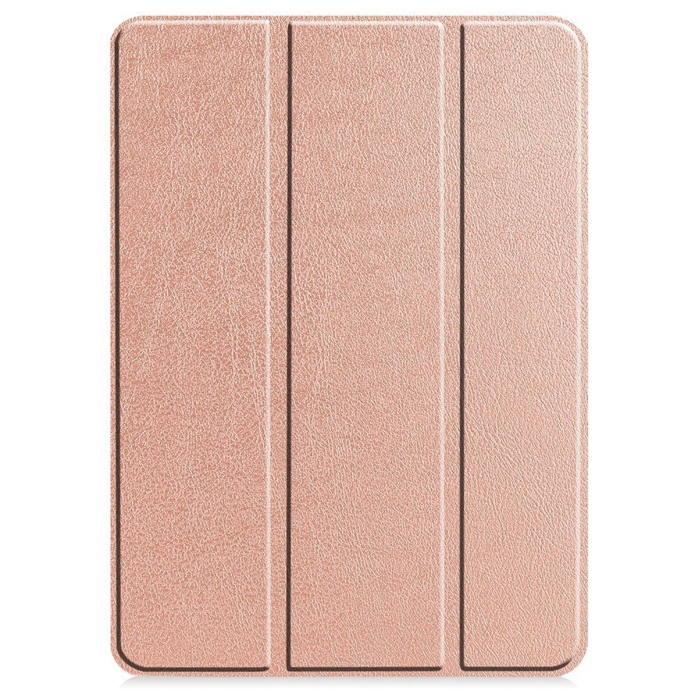 EIDERWOOD iPad Air 13" (2026 / 2025 / 2024) Tri-Fold Skinn Flip Deksel - Rose Gold
