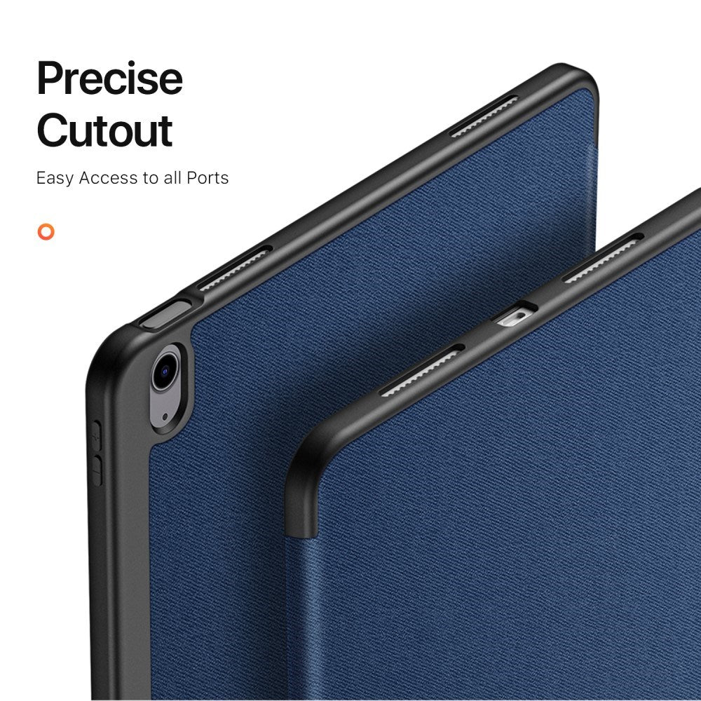 iPad Air 13" (2026 / 2025 / 2024) DUX DUCIS DOMO Series Flip Deksel med Penneholder - Blå