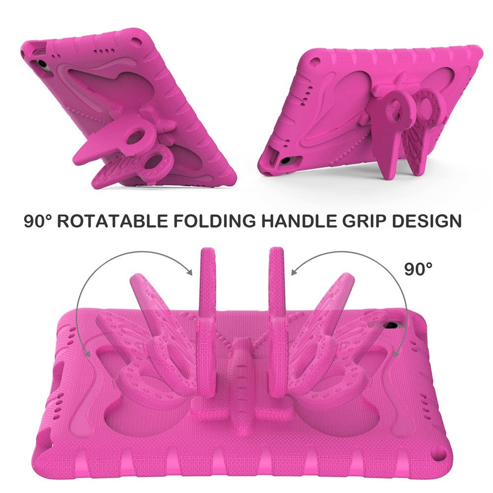 Samsung Galaxy Tab A11+ (Plus) / A9+ (Plus) EIDERWOOD Butterfly Kickstand Barnedeksel - Pink