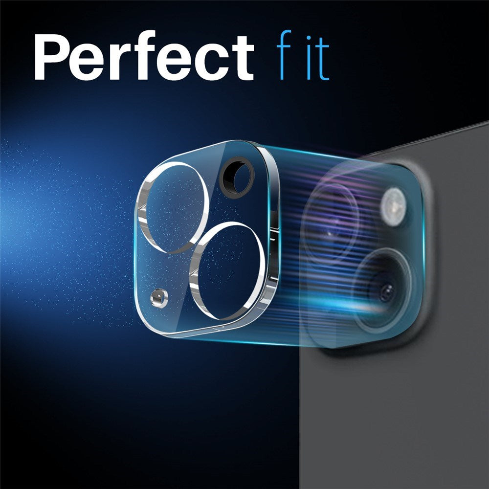 NORTHJO iPhone 15 / 15 Plus Herdet Kameralinseglass - Gjennomsiktig