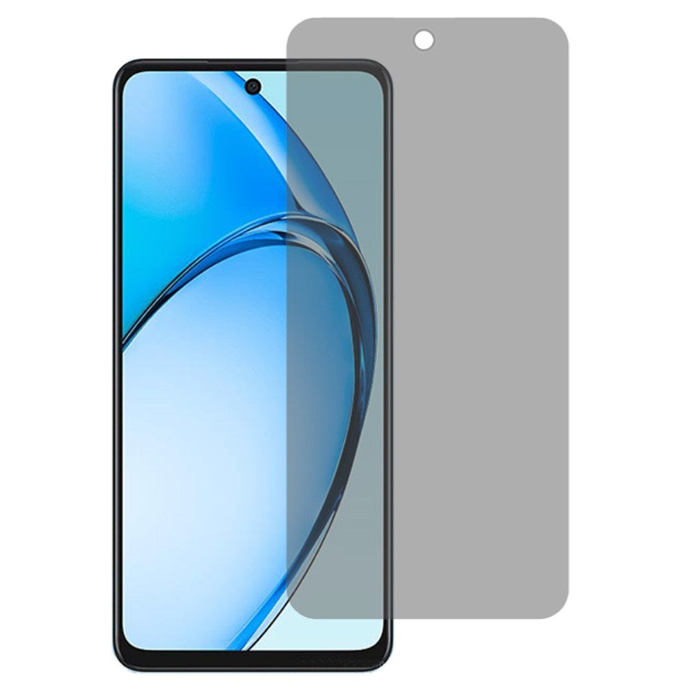 OPPO A60 Full Fit Herdet Skjermbeskyttelsesglass - Privacy Funksjon - Gjennomsiktig