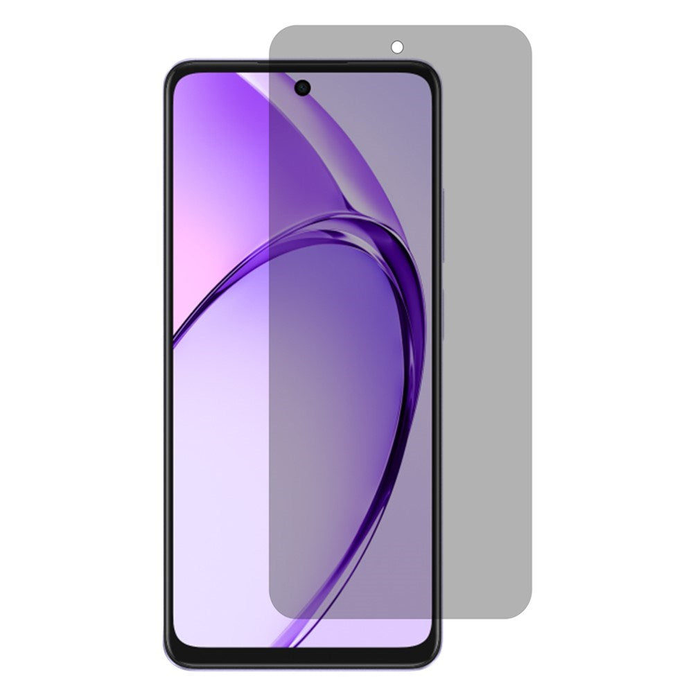 OPPO A40 Full Fit Herdet Skjermbeskyttelsesglass - Privacy Funksjon - Gjennomsiktig