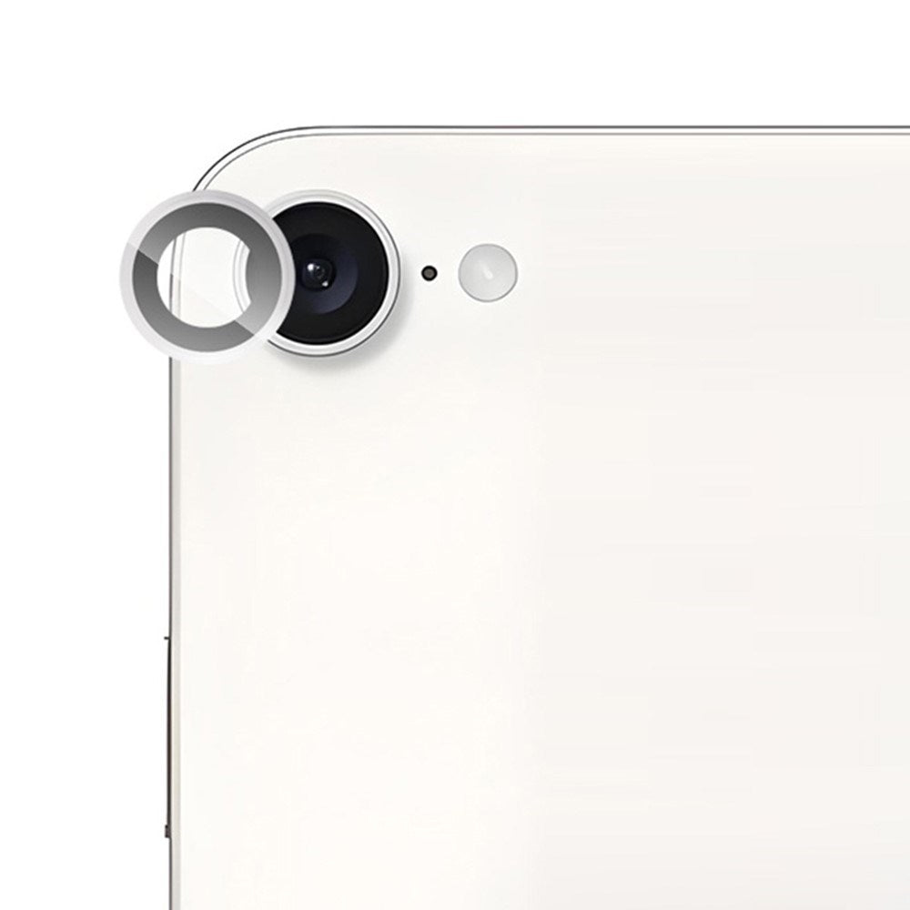 iPhone 17e / 16e RURIHAI Kameralinsebeskytter - Sølv