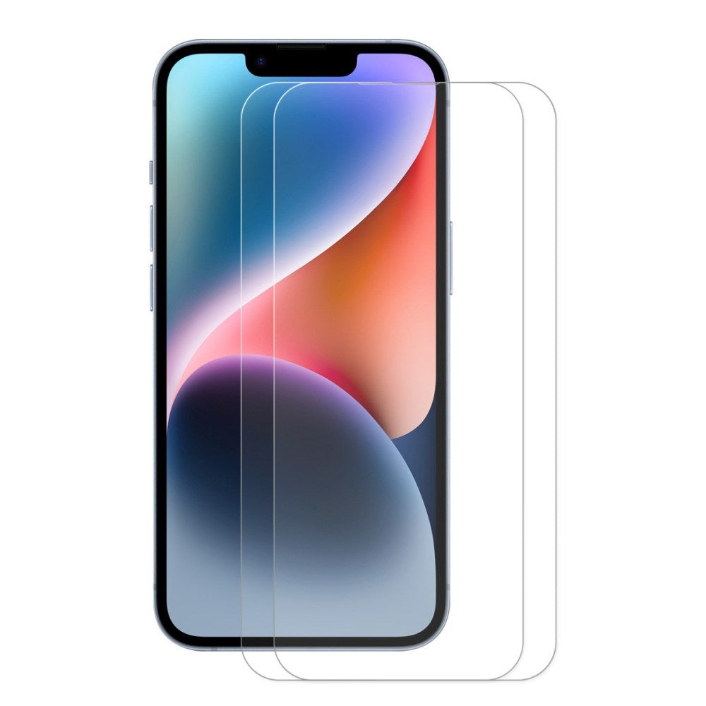 ENKAY iPhone 17e / 16e Skjermbeskyttelsesglass - 2 stk - Gjennomsiktig