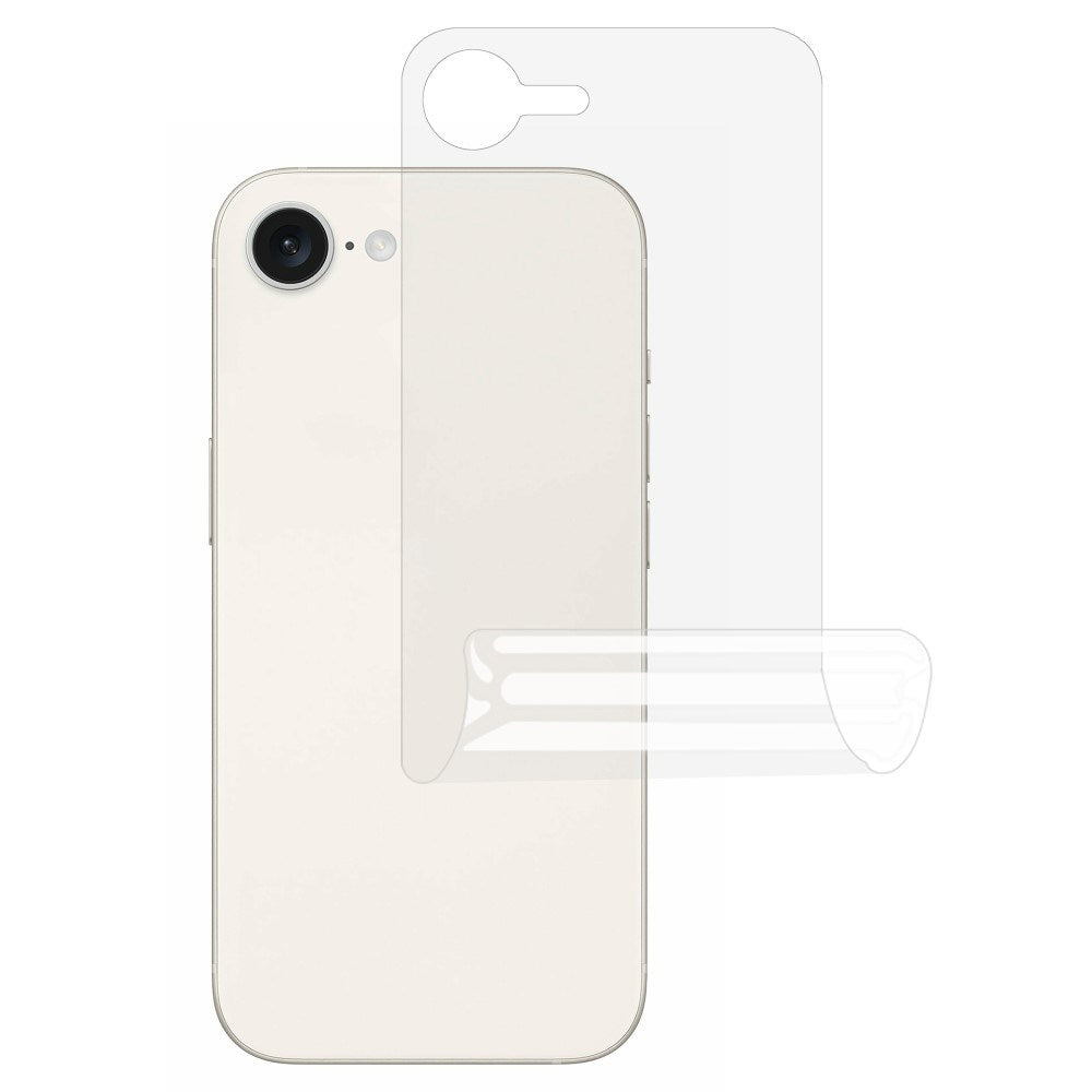 iPhone 17e / 16e Baksiden Beskyttelsesfilm - Gjennomsiktig