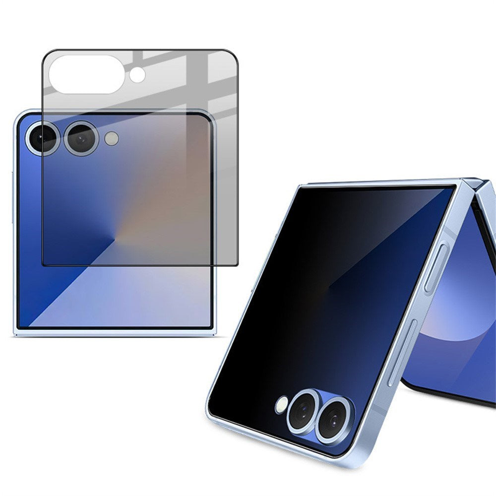 Samsung Galaxy Z Flip7 IMAK Skjermbeskytter i Herdet Glass med Personvernfunksjon - Gjennomsiktig