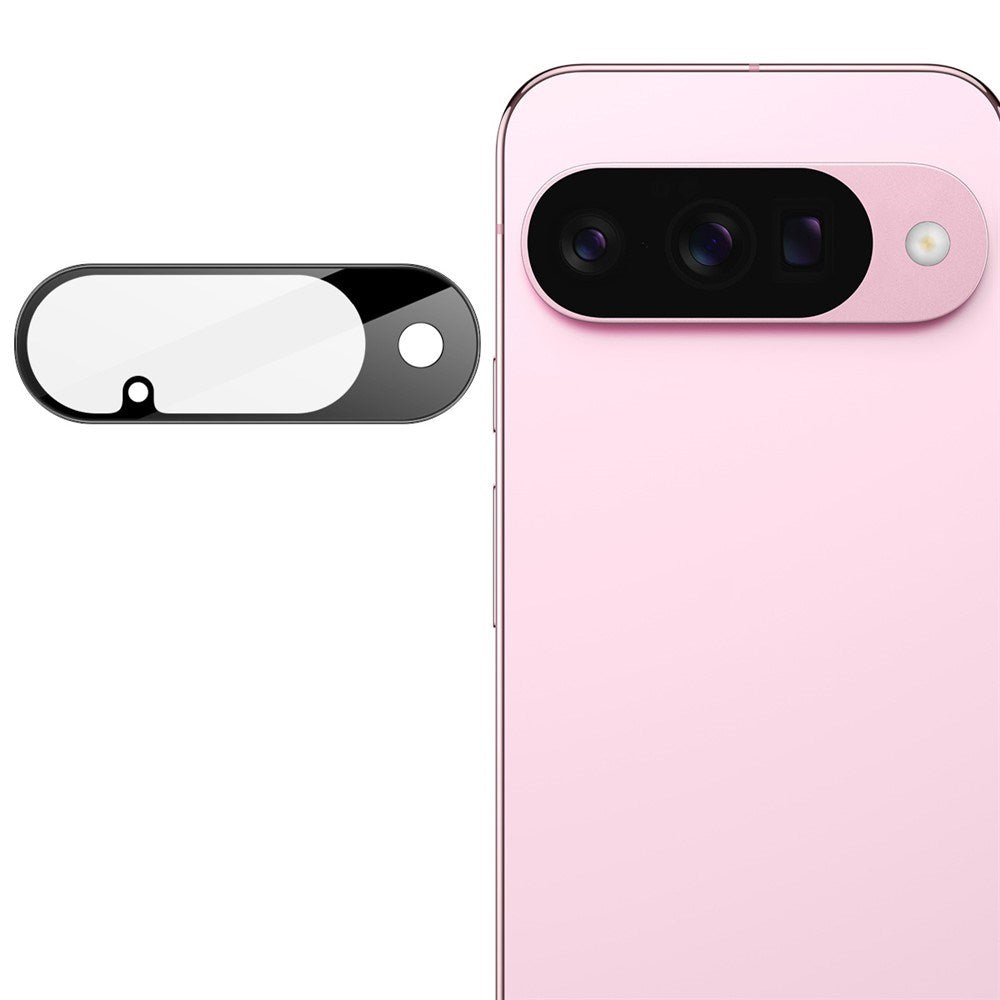 IMAK Google Pixel 10 Kameralinsebeskytter - Herdet Glass - Svart