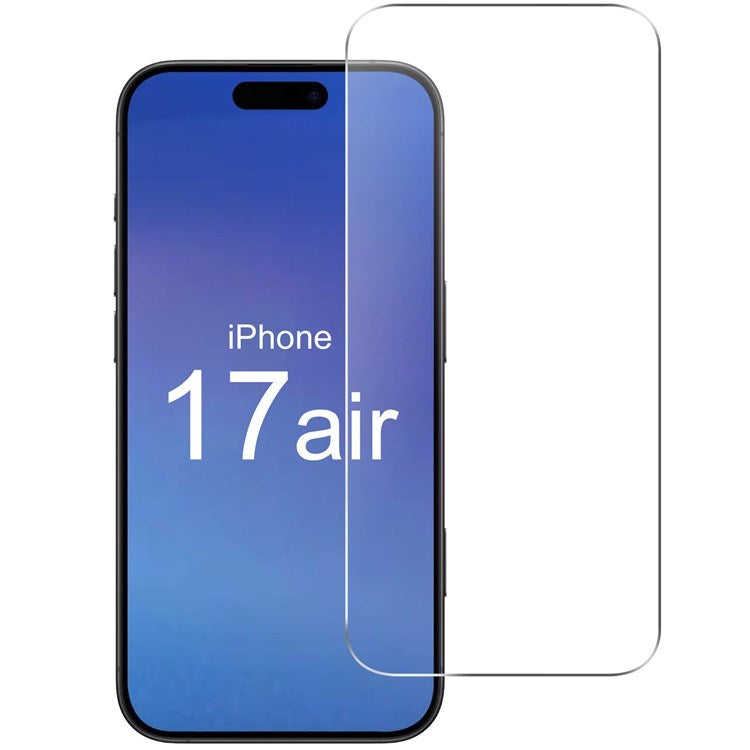 iPhone Air 2-i-1 Beskyttelsessett m. Herdet Skjermbeskyttelsesglass & 2 stk Kameralinsebeskyttelsesfilm - Gjennomsiktig