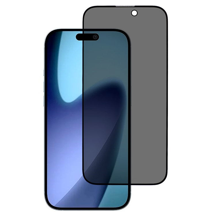 iPhone Air Full Fit Herdet Skjermbeskyttelsesglass - Privacy Funksjon - Gjennomsiktig