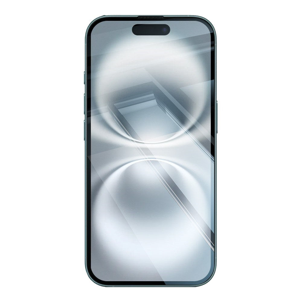 iPhone 16 Plus RURIHAI 2-i-1 Beskyttelsessett m. Fleksibelt Plast Deksel & Skjermbeskyttelsesglass - Gjennomsiktig
