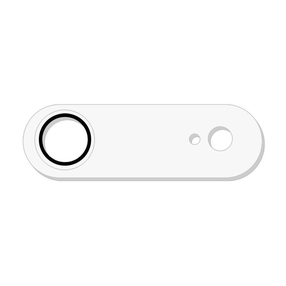 iPhone Air Herdet Kameralinse Beskyttende Glass - Gjennomsiktig / Svart