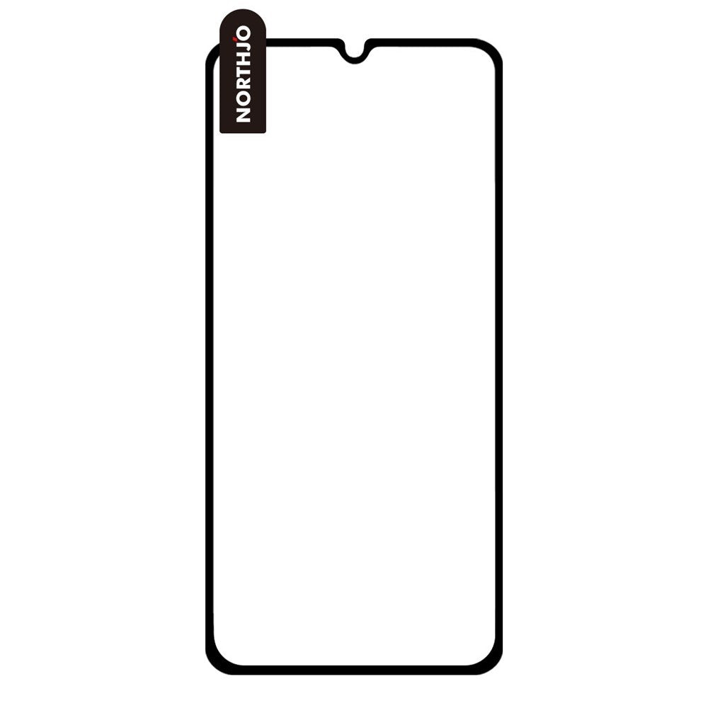 NORTHJO Samsung Galaxy A17 (5G) / A26 (5G) Herdet Skjermbeskyttelsesglass - Gjennomsiktig / Svart Kant