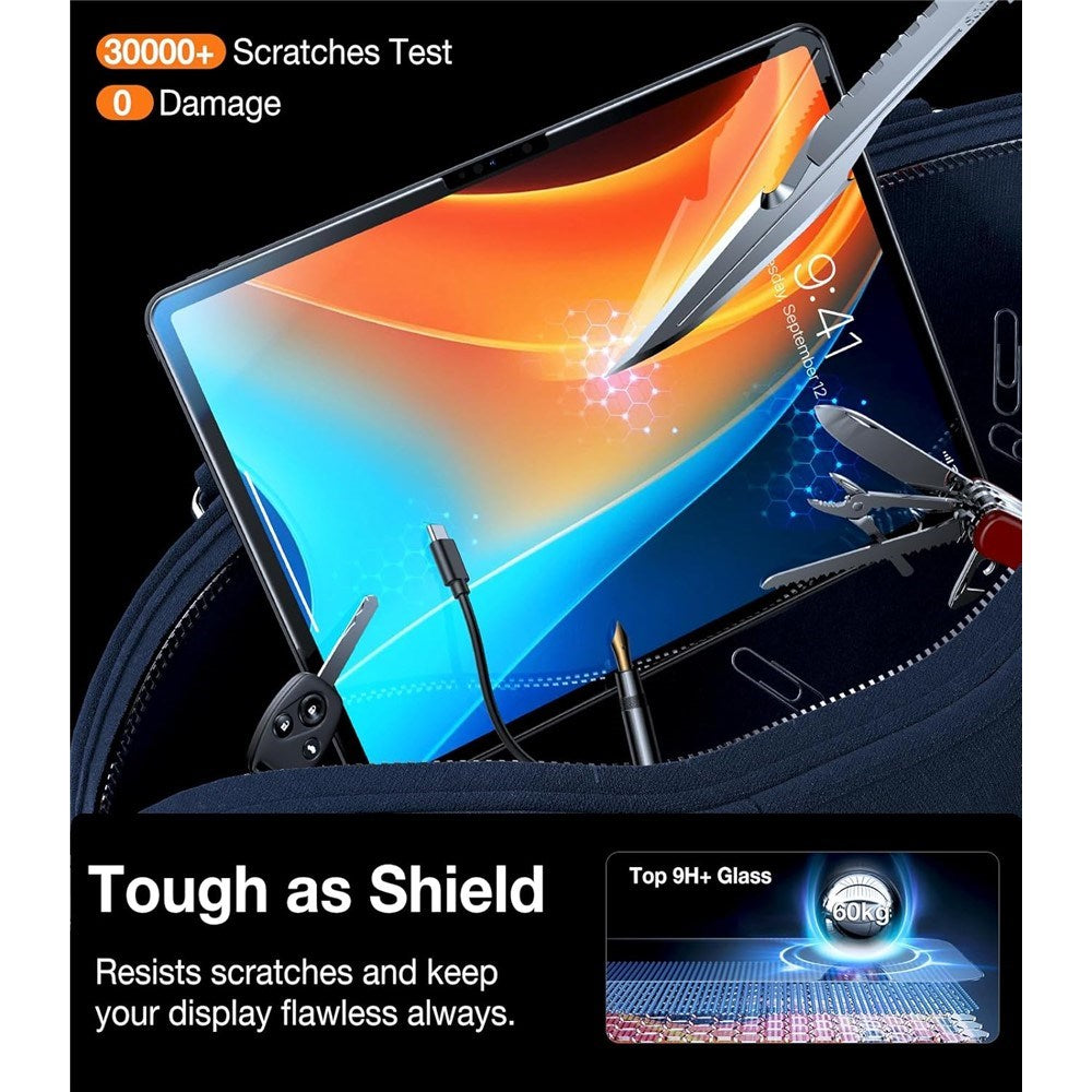 TORRAS iPad Air 11" (2026 / 2025 / 2024) Install Master Skjermbeskytter i Herdet Glass - Gjennomsiktig