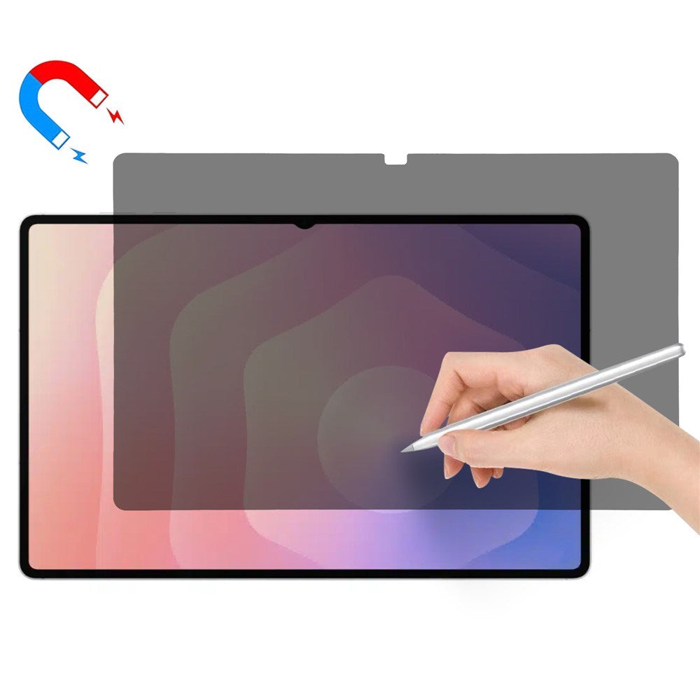 Samsung Galaxy Tab S11 Ultra / S10 Ultra / S9 Ultra / S8 Ultra Paper Feel Beskyttelsesfilm - Privacy - Gjennomsiktig
