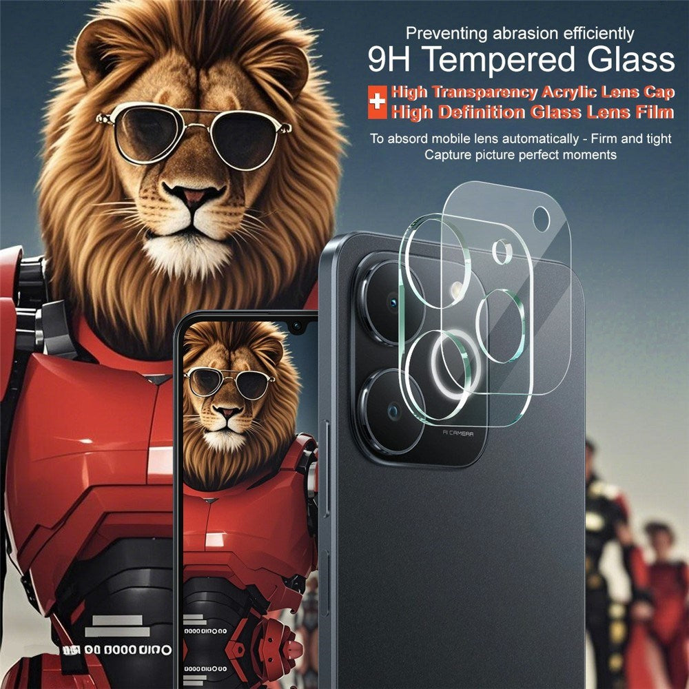 Realme Note 70T IMAK Herdet Kameralinsebeskyttelsesglass - Gjennomsiktig