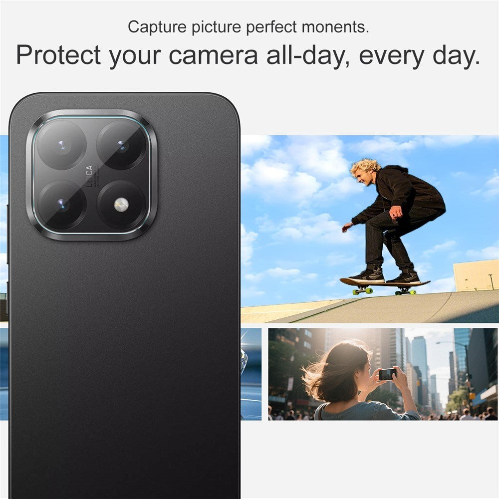 Xiaomi 15T Herdet Kameralinsebeskytter - Gjennomsiktig