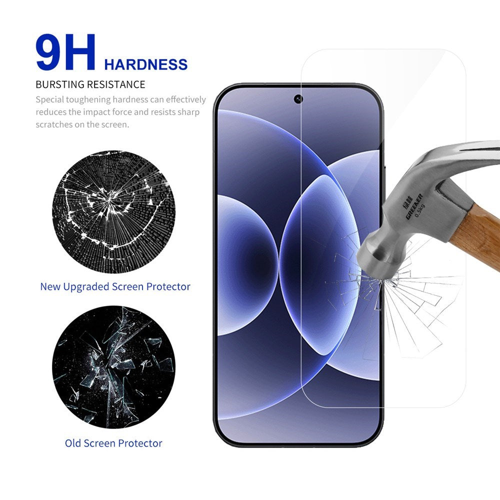 Xiaomi 17 Pro Max RURIHAI Skjermbeskyttelsesglass - Gjennomsiktig