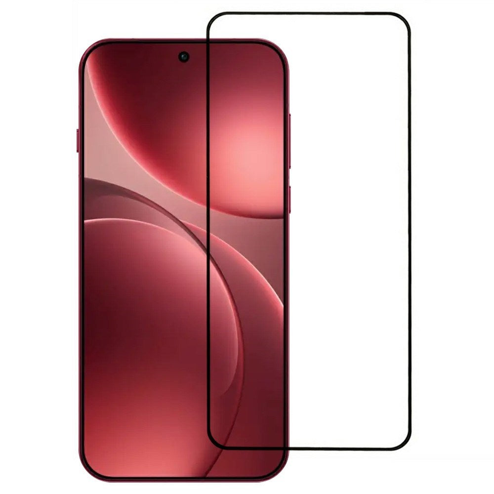 OPPO Find X9 Pro Herdet Glass Skjermbeskytter - Gjennomsiktig / Svart Kant