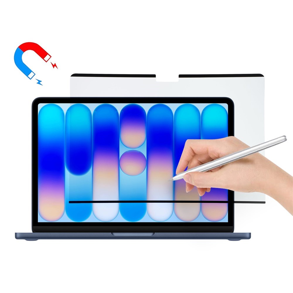 MacBook Neo 13 A18 Pro (2026) Magnetisk Skjermbeskytter - Gjennomsiktig