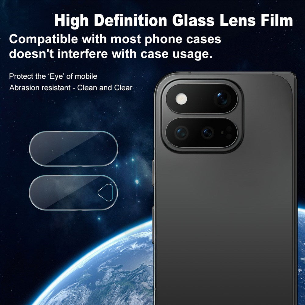 Google Pixel 11 Pro Fold IMAK Kameralinsebeskytter - Gjennomsiktig