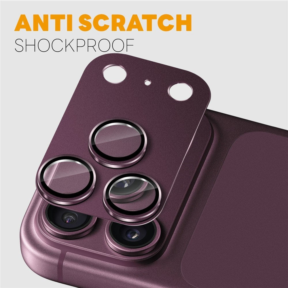 iPhone 18 Pro Max NORTHJO Kameralinsebeskytter – Lilla