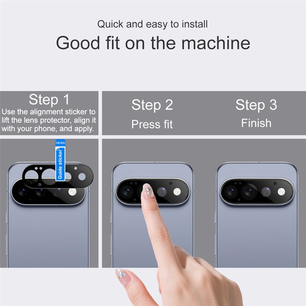 Google Pixel 11 Pro IMAK Kameralinsebeskytter - Svart