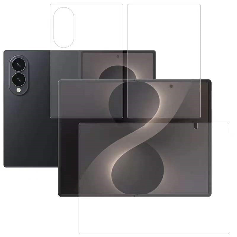 Samsung Galaxy Z Fold8 3-Delt Skjermbeskytterfilm - Gjennomsiktig
