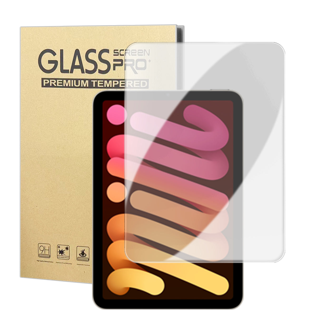 iPad Mini (2026) 8. Gen. Herdet Beskyttelsesglass - Gjennomsiktig