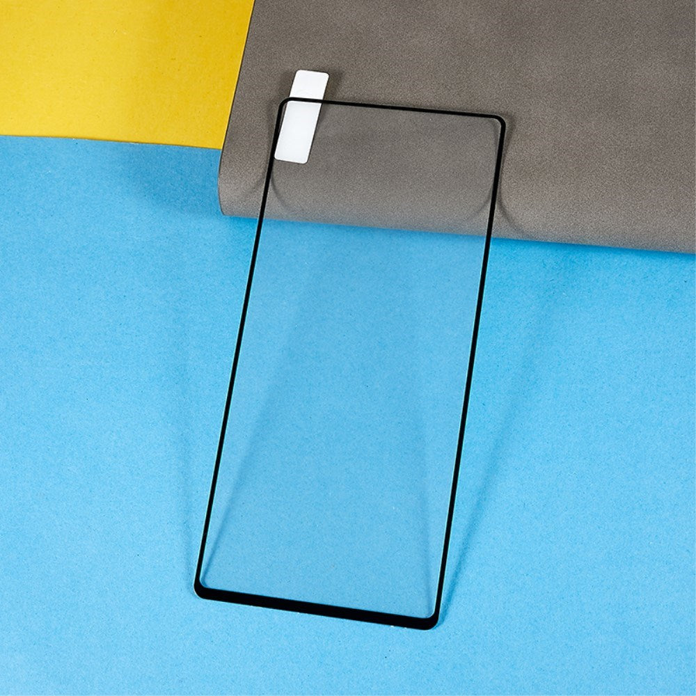 Google Pixel 7A Full Fit Herdet Skjermbeskyttelsesglass - Gjennomsiktig / Svart