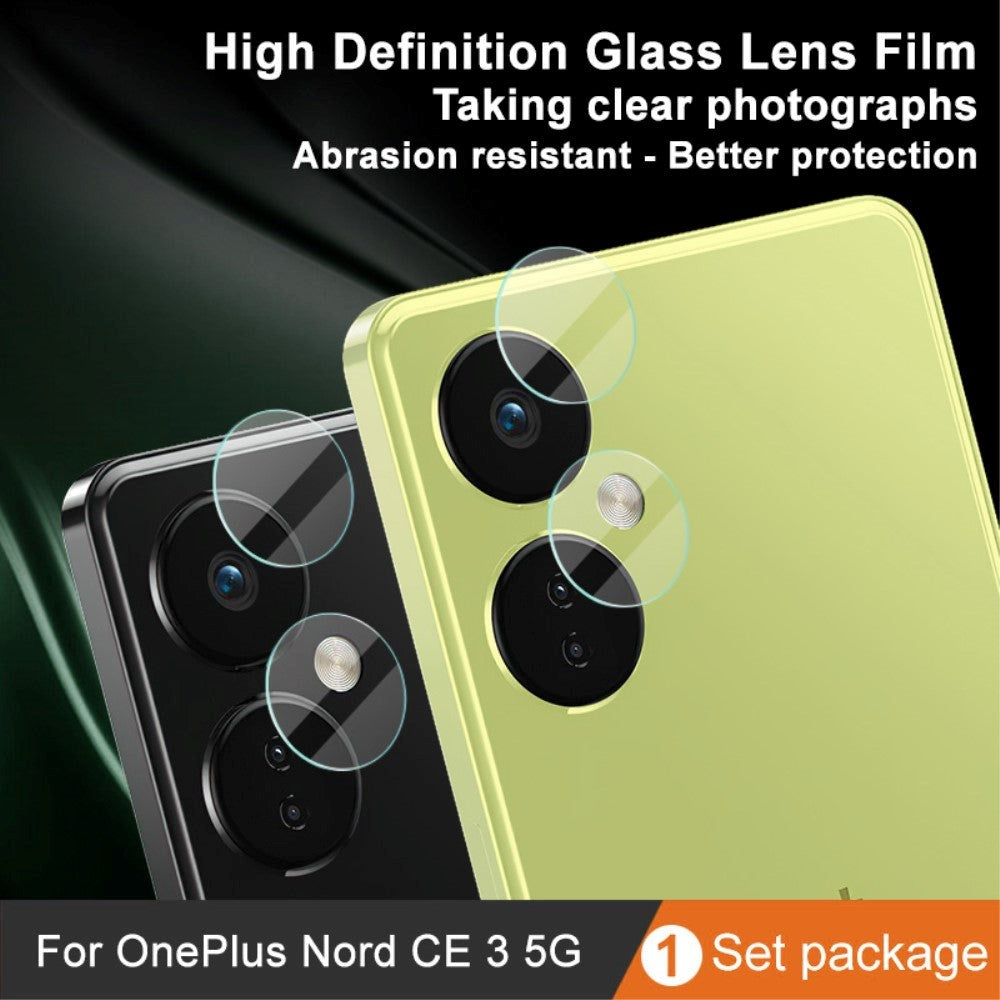 OnePlus Nord CE 3 Lite IMAK Beskyttelsesglass for Kameralinser - Gjennomsiktig