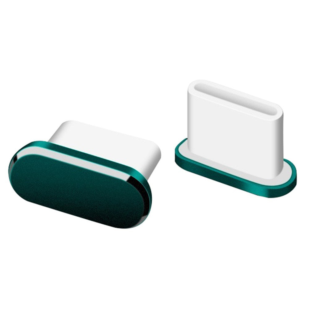 Støvbeskytter for USB-C – Grønn