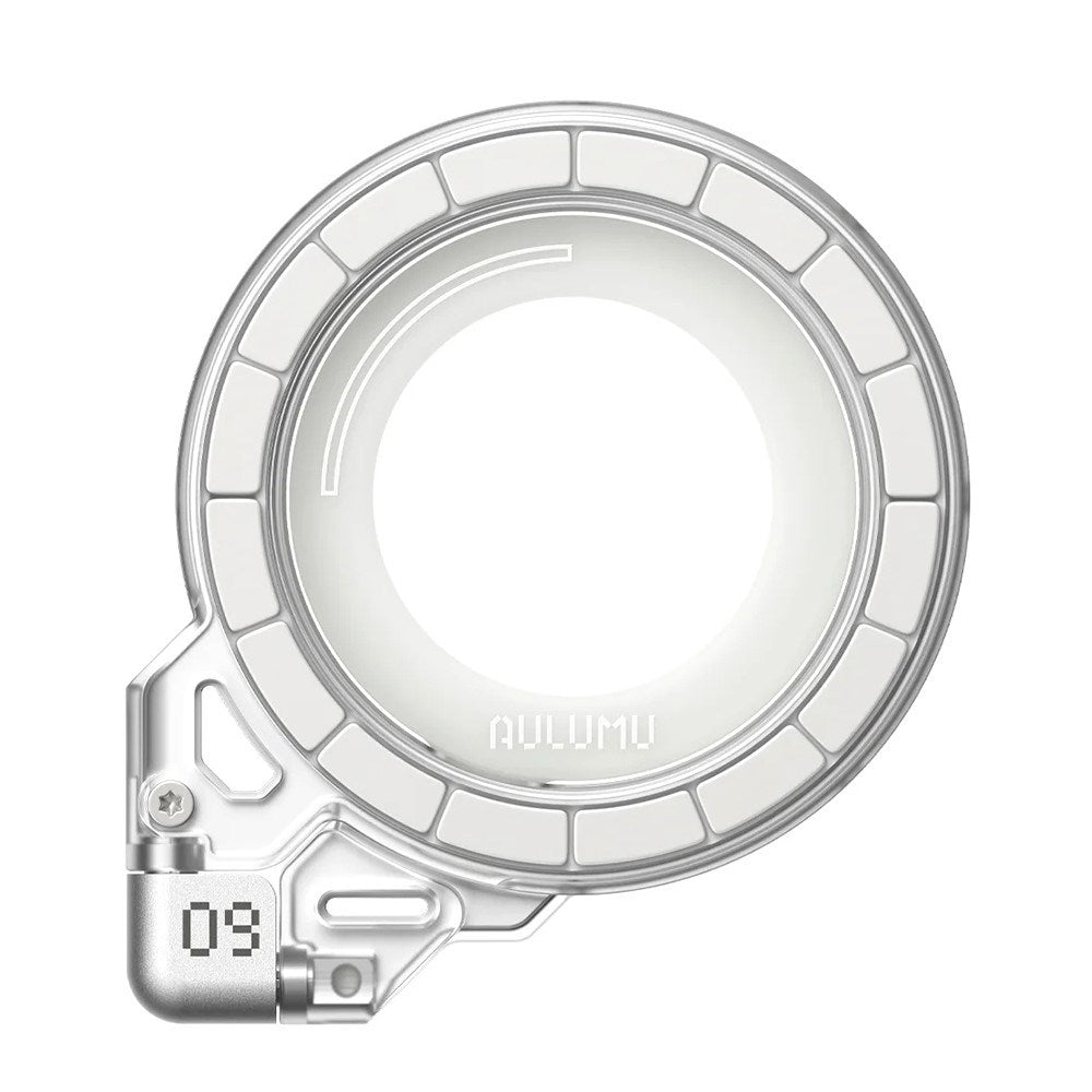 AULUMU Magnetisk 360° Roterende Mobilholder med Z-Akse - MagSafe Kompatibel - Hvit
