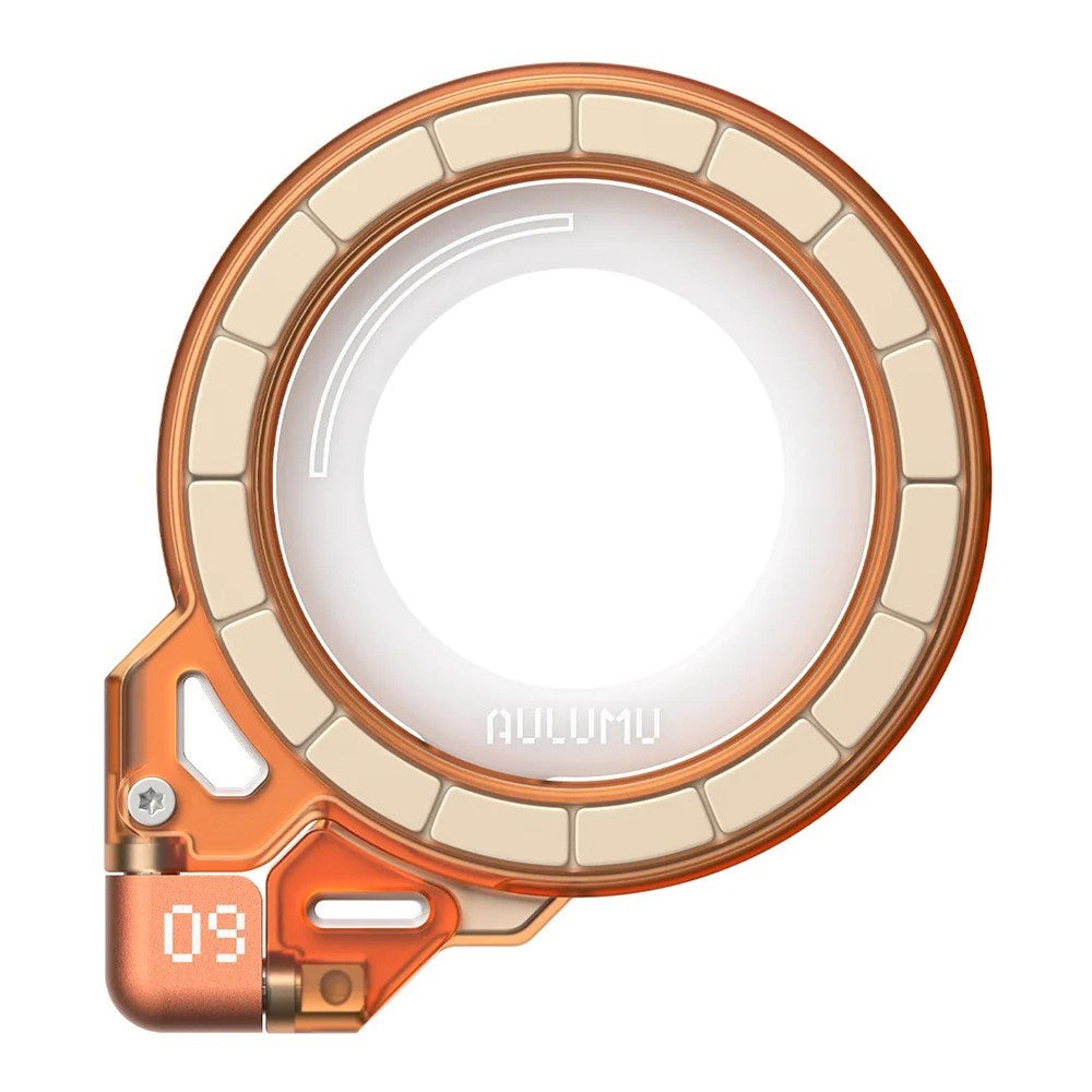 AULUMU Magnetisk 360° Roterende Mobilholder med Z-Akse - MagSafe Kompatibel - Oransje