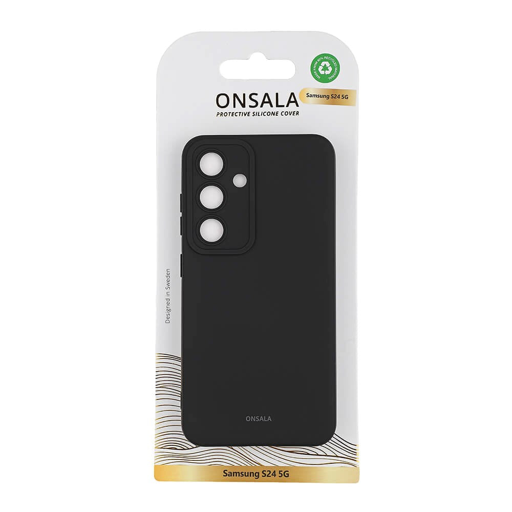 Samsung Galaxy S24 Onsala Silikon Deksel - Svart
