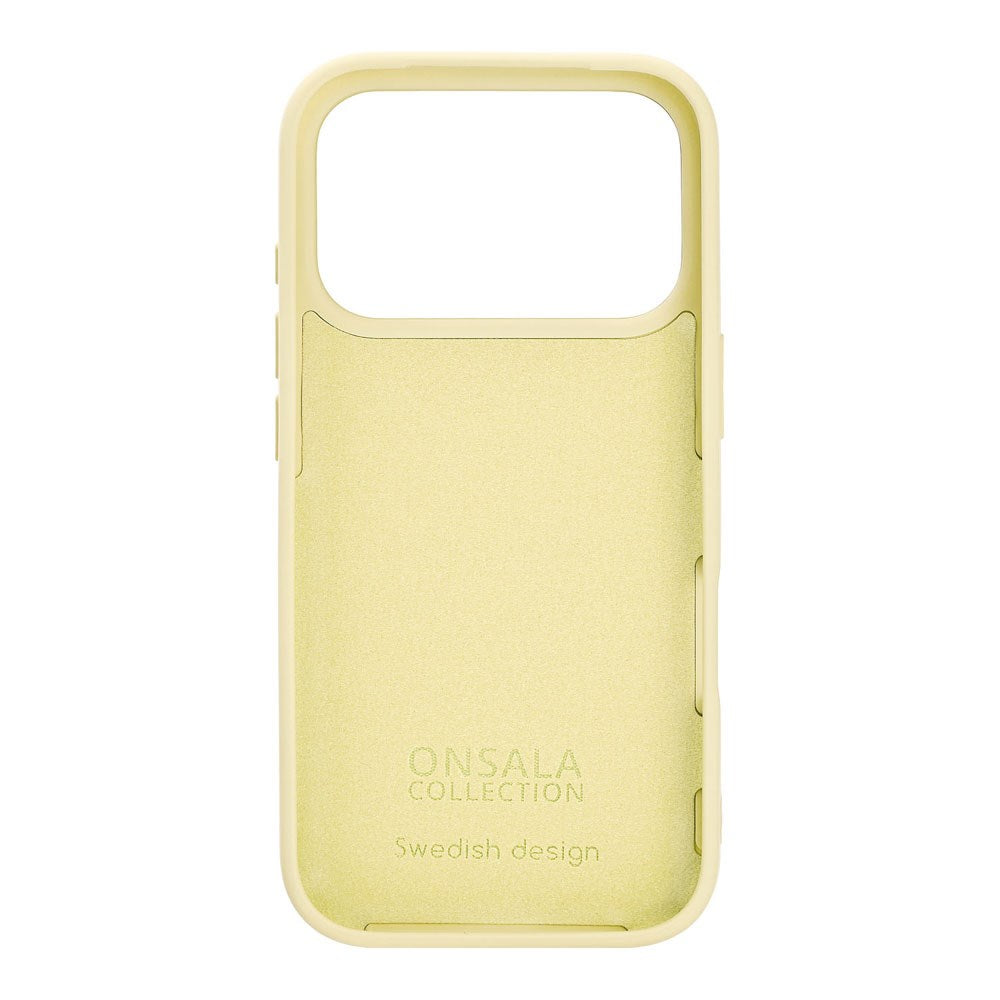 iPhone 17 Pro Onsala Silikon Deksel - Lemon