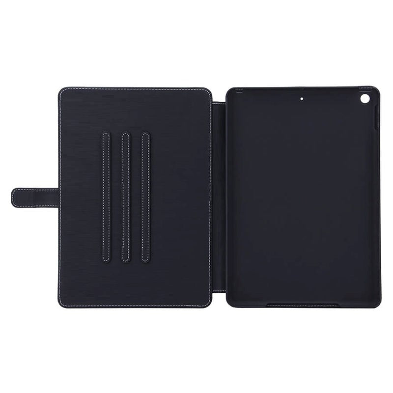 iPad 10.2" (2021 / 2020 / 2019) - Onsala Collection Ekte Skinndeksel - Svart