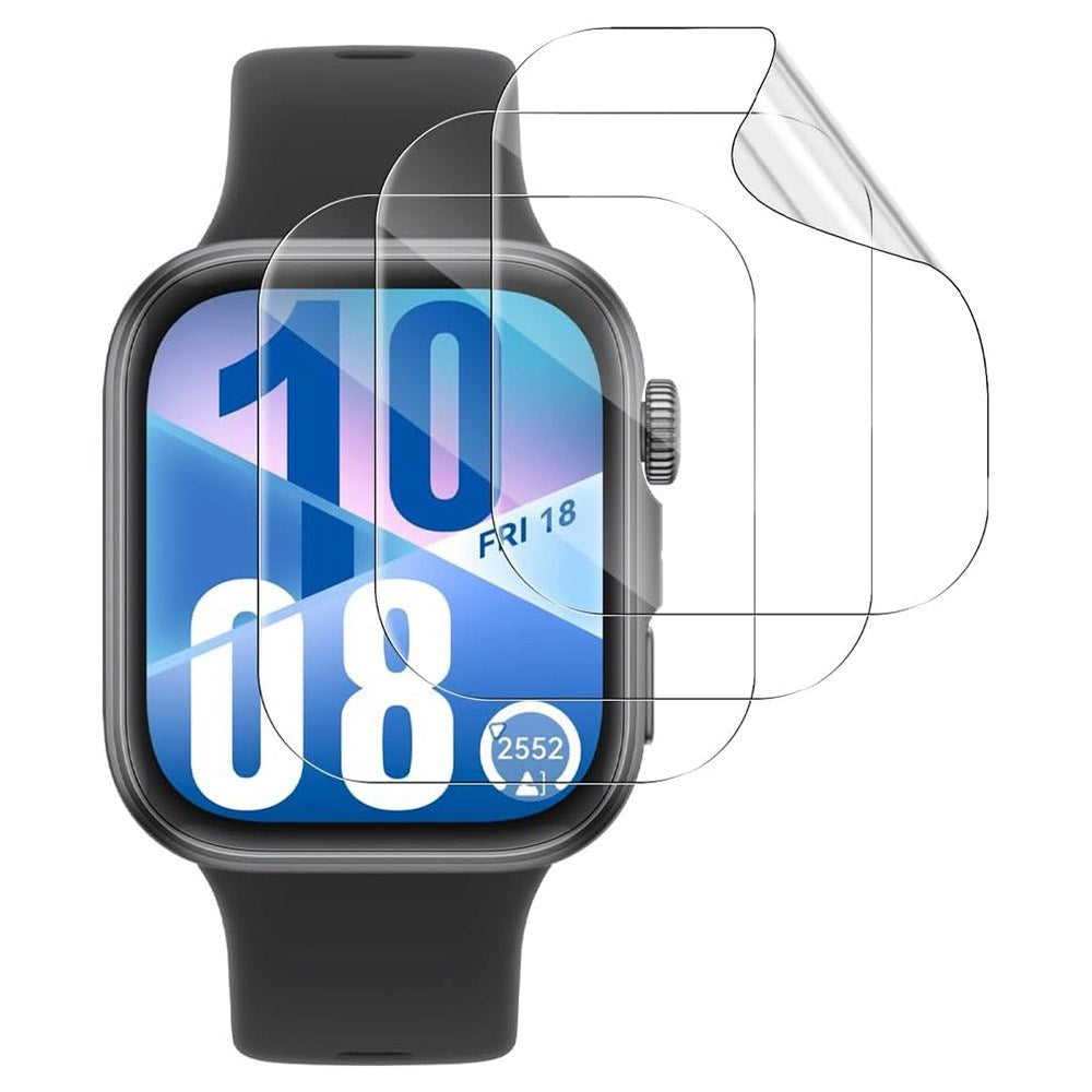 Huawei Watch Fit 4 Beskyttelsesfilm - 3 stk - Gjennomsiktig