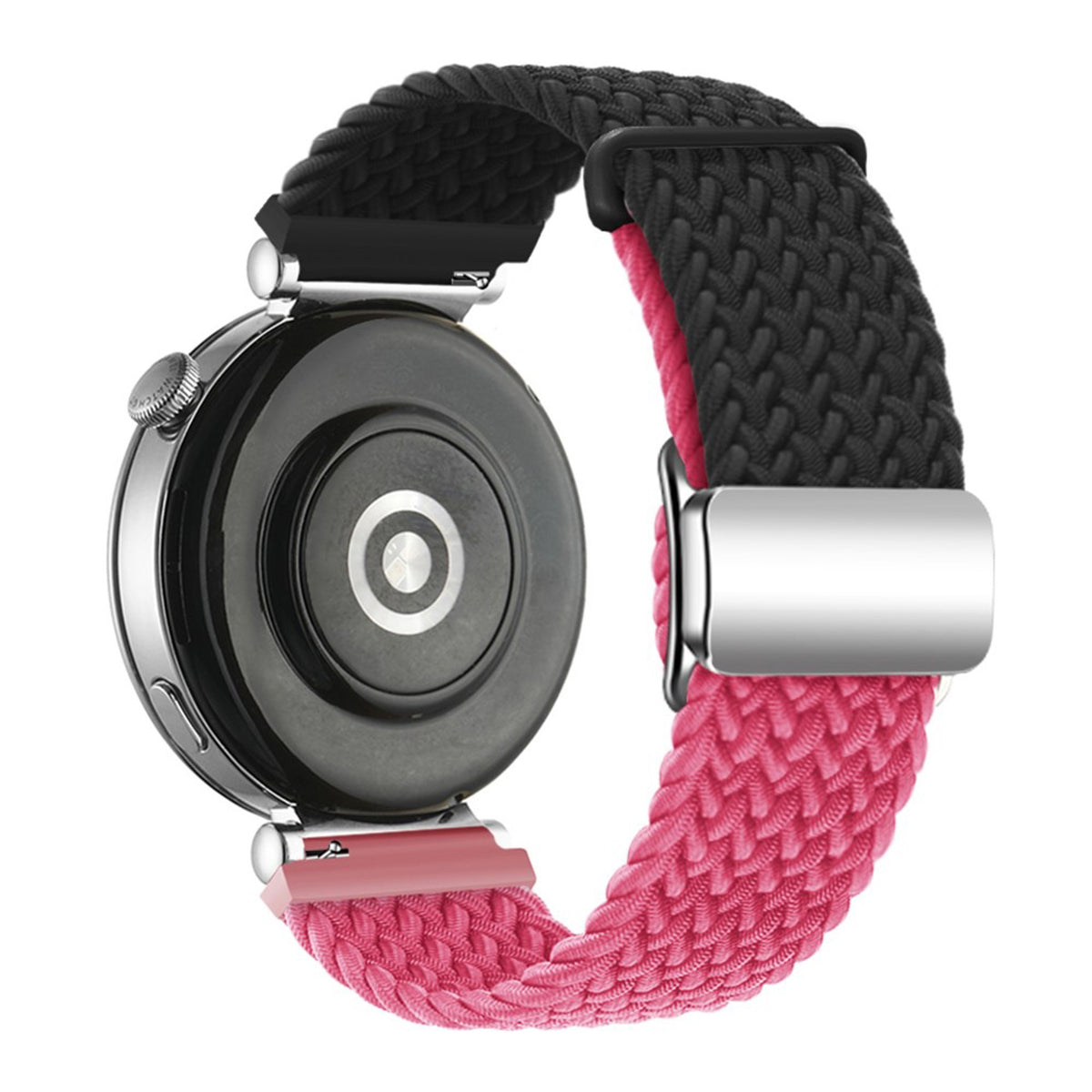 Universal 18mm EIDERWOOD Vevd Urrem - Svart / Pink