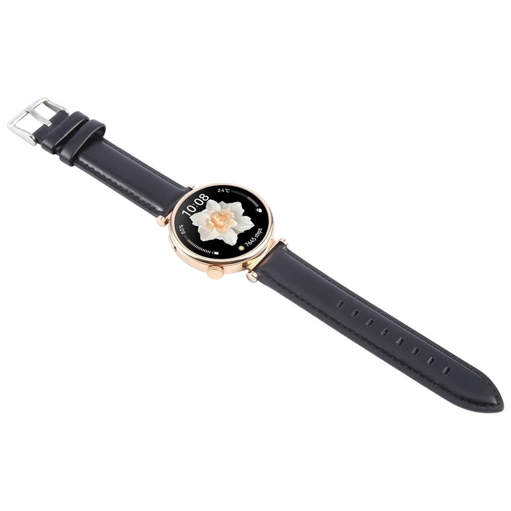 Garmin Lily 2 Active / Lily 2 EIDERWOOD Ekte Skinn Reim - Svart