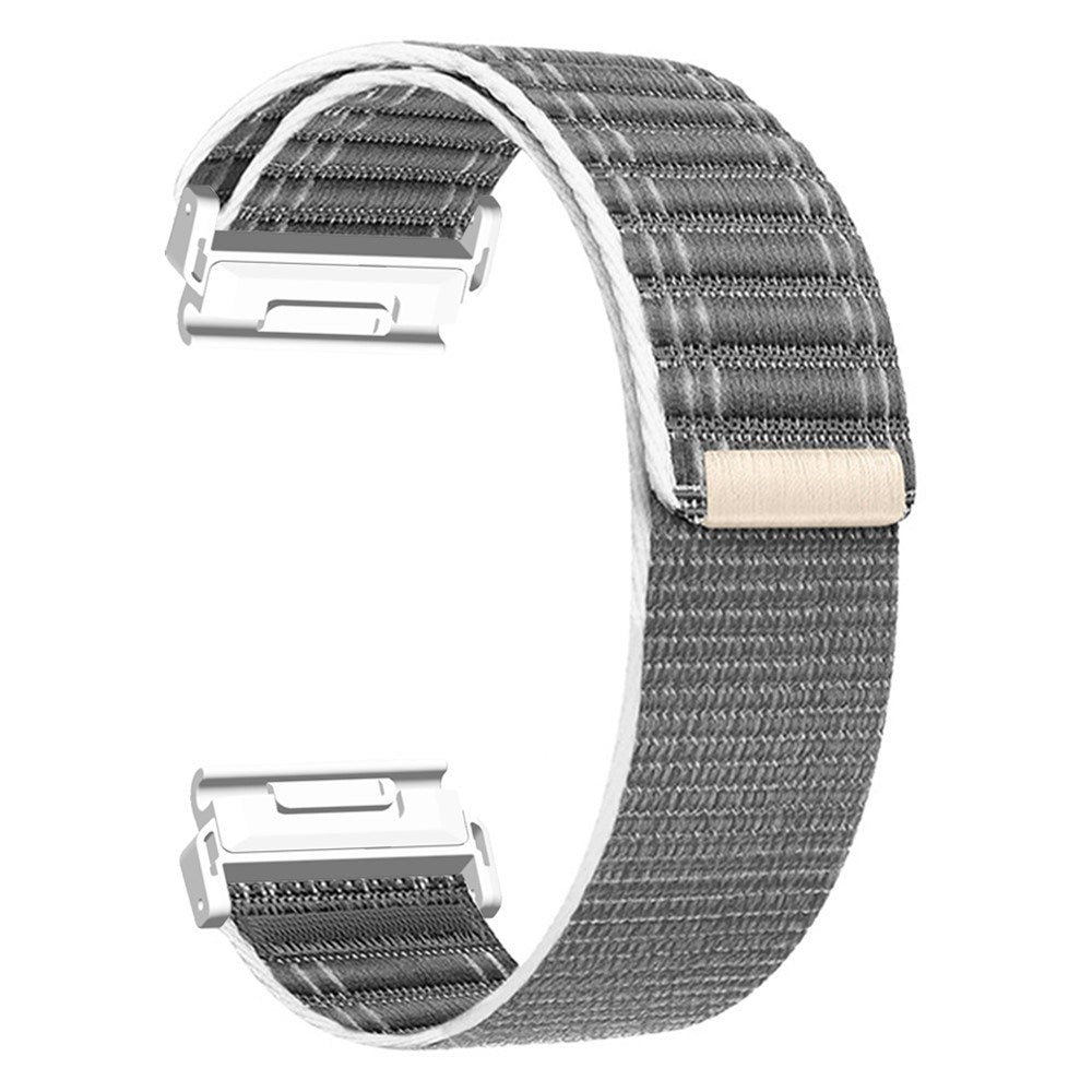 Universal Garmin 22mm QuickFit EIDERWOOD Nylon Loop Klokkereim - Grå