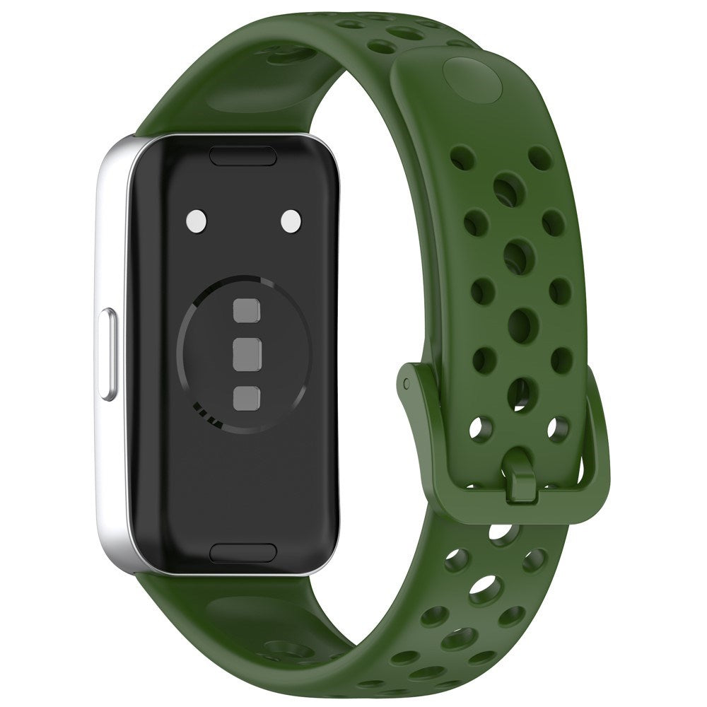 Huawei Band 10 / 9 / 8 EIDERWOOD Silikon Reim – Grønn