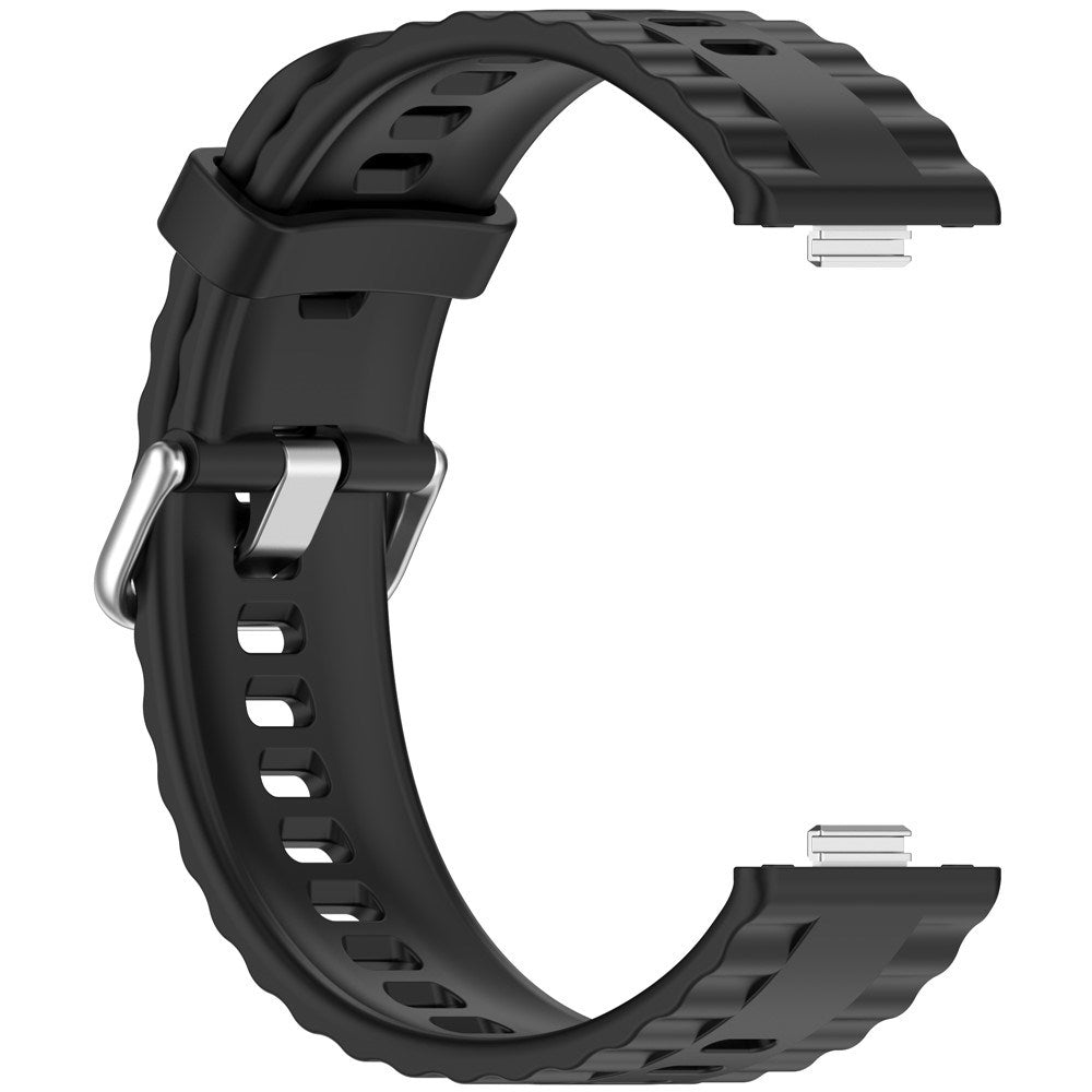 Huawei Watch Fit 5 Pro / 5 / 4 Pro / 4 / 3 EIDERWOOD Silikon Rem - Svart