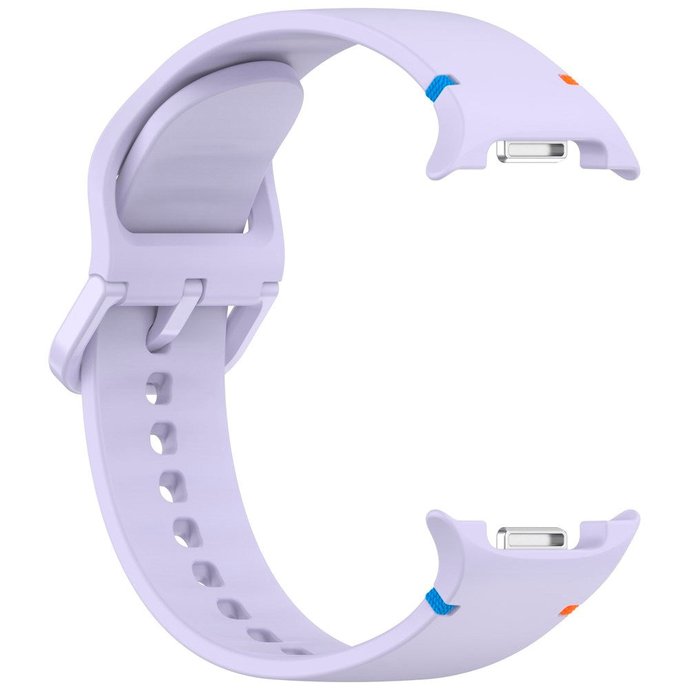 EIDERWOOD Samsung Galaxy Watch 8 / 8 Classic (40 / 44 / 46mm) Silikon Rem m. Søm - Purple