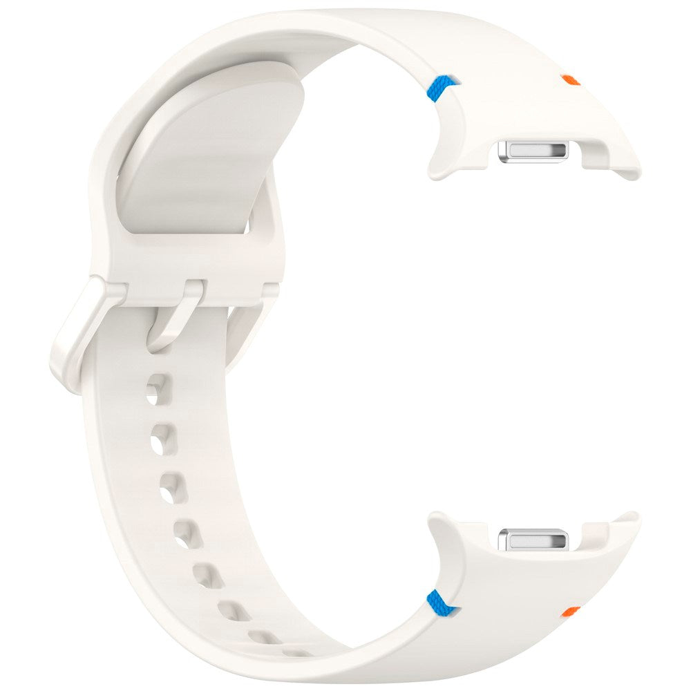 EIDERWOOD Samsung Galaxy Watch 8 / 8 Classic (40 / 44 / 46mm) Silikon Rem m. Søm - Starlight